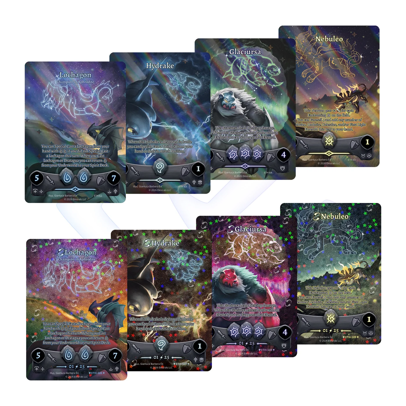 Elestrals TCG: Shattered Stars - Ethereal Ascended Caster Kit **PREORDER**