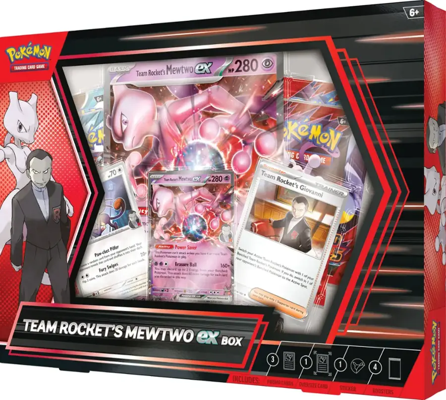 Team Rocket's Mewtwo ex Box S&V Pokémon TCG