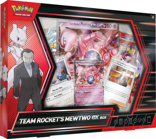 Team Rocket's Mewtwo ex Box S&V Pokémon TCG