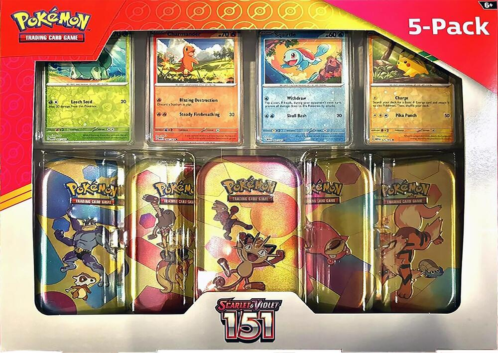Costco Pokémon S&V 151 Mini Tin 5-pack