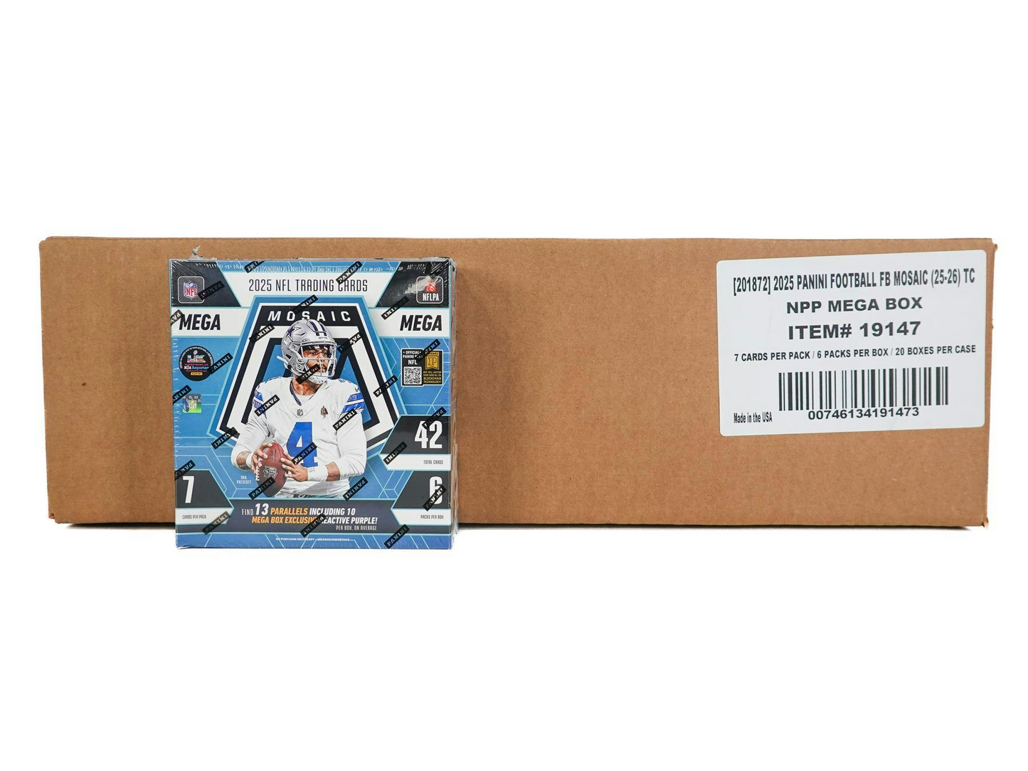 2025 Panini Mosaic Football Mega Box (Reactive Purple Parallels)