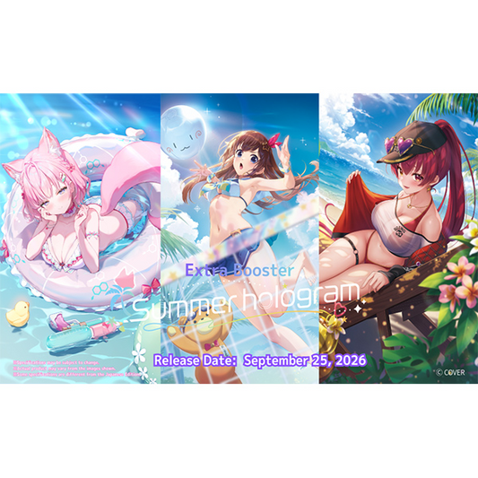 Hololive OCG: Extra Booster Summer Hologram English Booster Box **PRESALE - LIMIT 12**