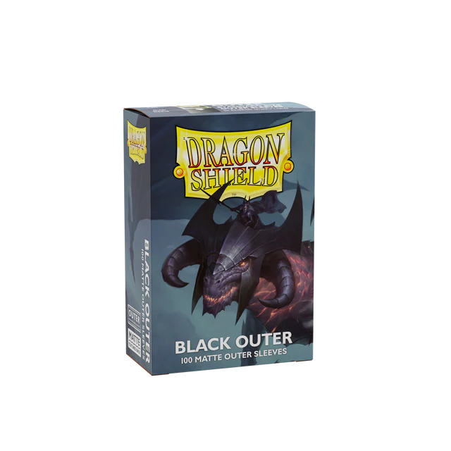 Dragon Shield Sleeves - Matte Black Outer Sleeves