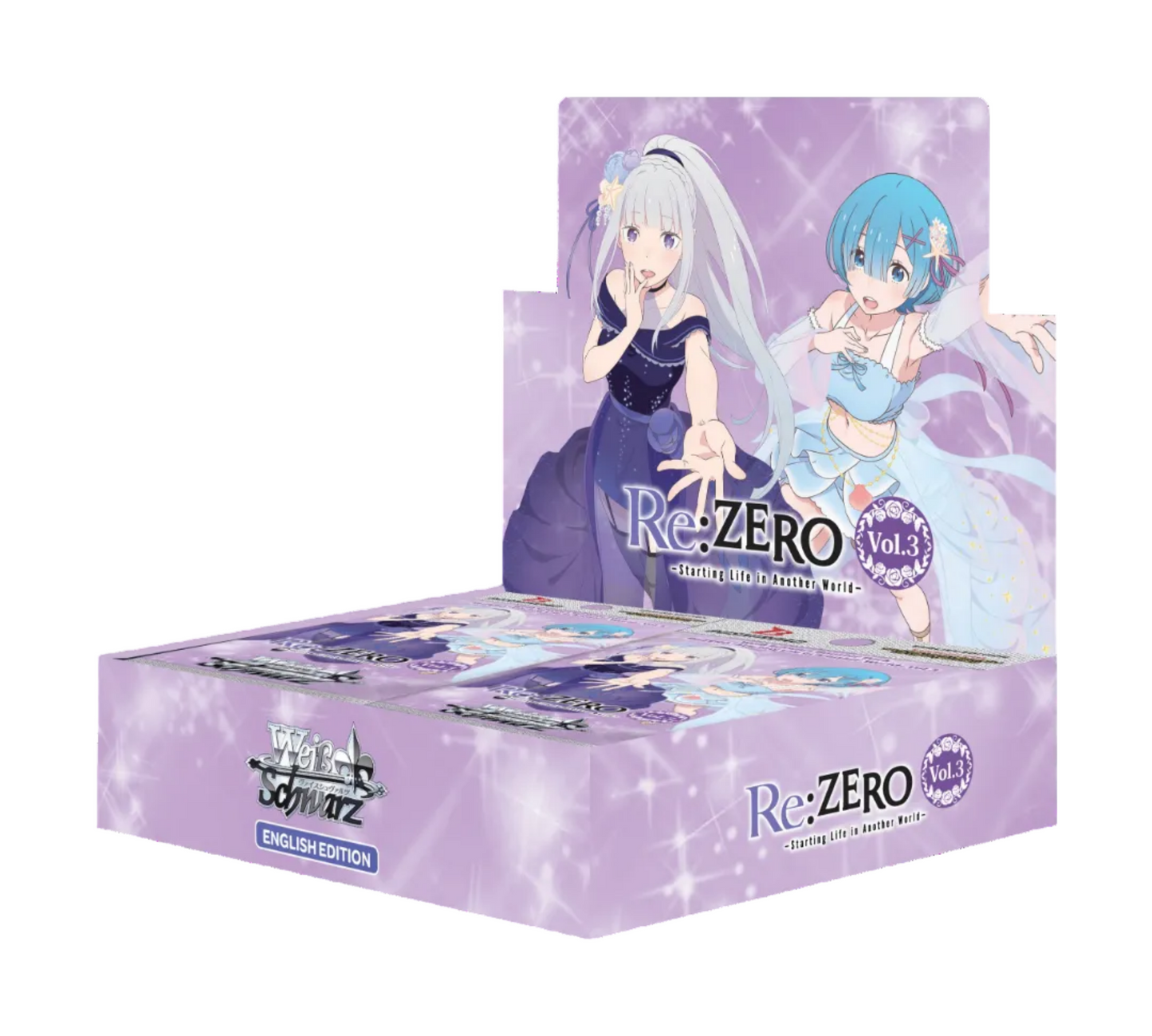 Weiss Schwarz: Re:ZERO Starting Life in Another World Vol.3 English Booster Box **PREORDER - LIMIT 12**