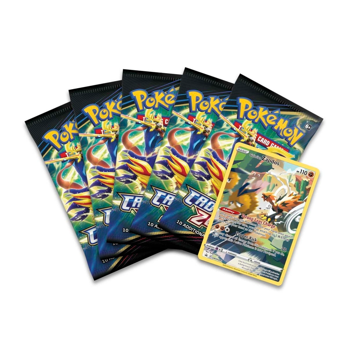 Crown Zenith Tin (Galarian Zapdos) SWSH Pokemon TCG