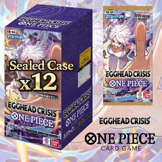 One Piece Card Game: Extra Booster Egghead Crisis (EB-04) Japanese Sealed Case