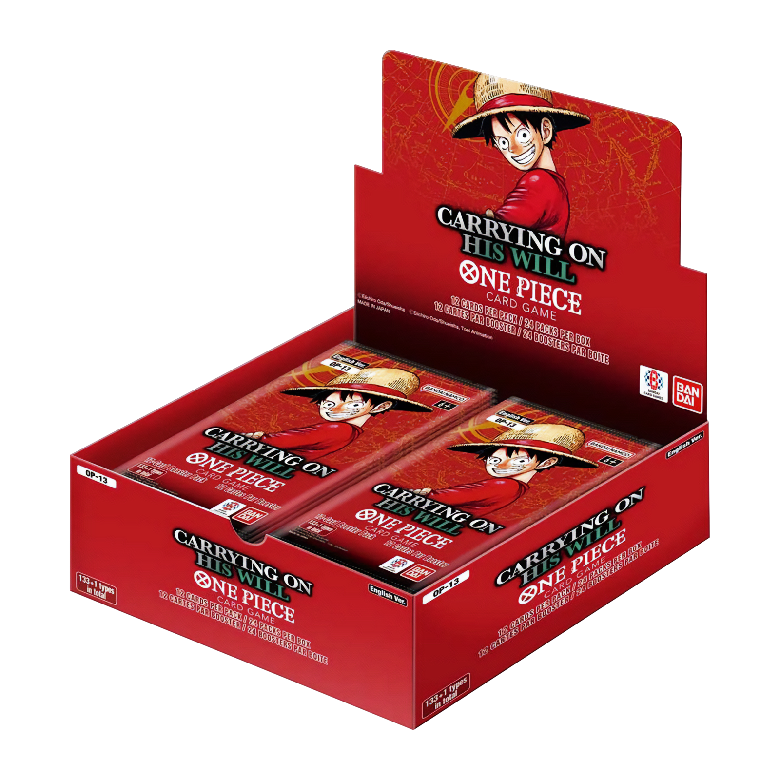 what is the rarest mtg card ever One Piece Card Game: Carrying on His Will ENGLISH Booster Box (OP-13)