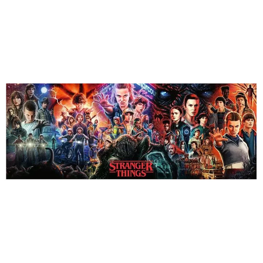 Stranger Things 1000 Piece Panoramic Jigsaw Puzzle