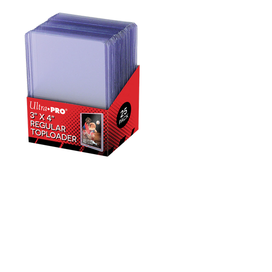 Ultra Pro 3"x4" Regular Toploader (25 Pack)