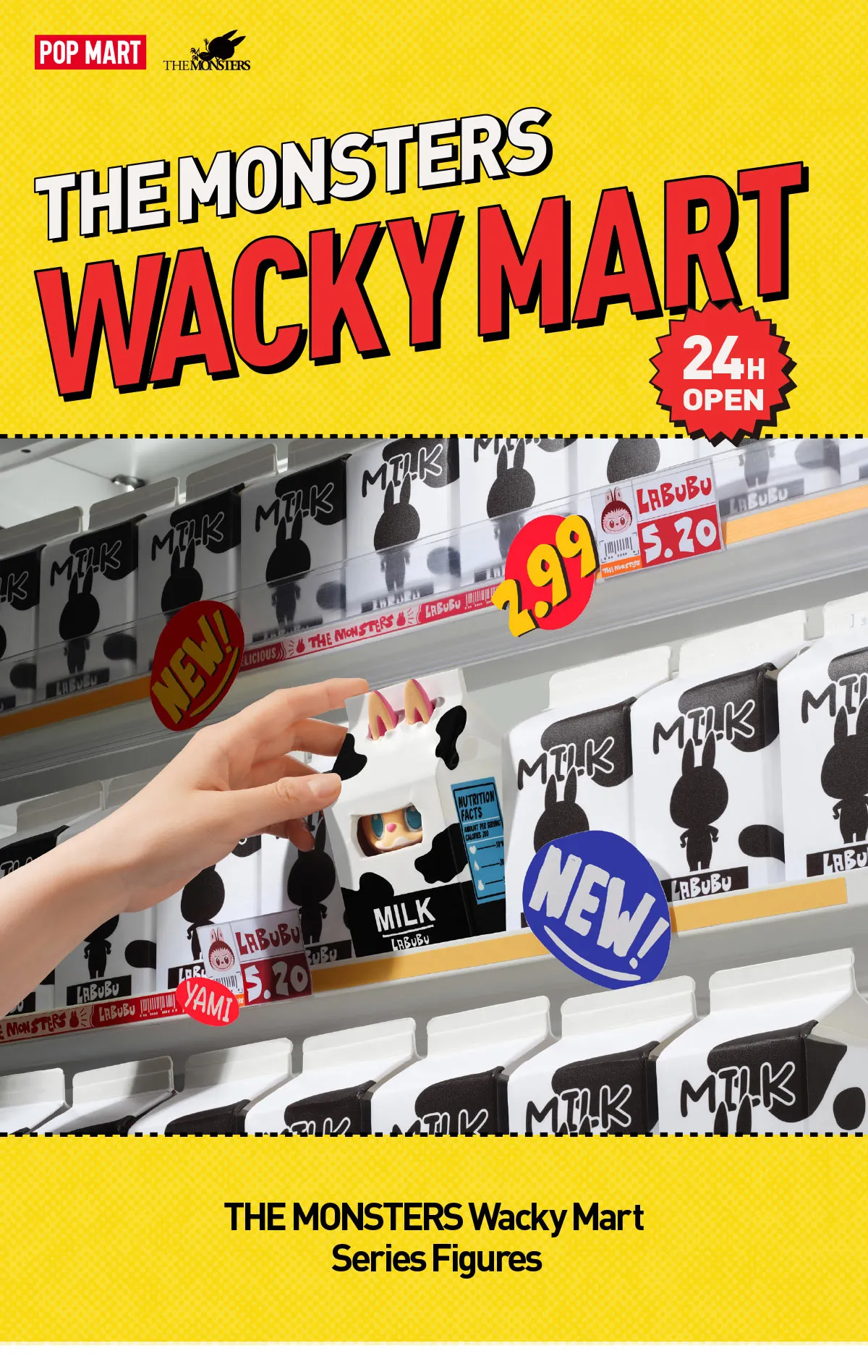 Labubu Wacky Mart - THE MONSTERS From Pop Mart