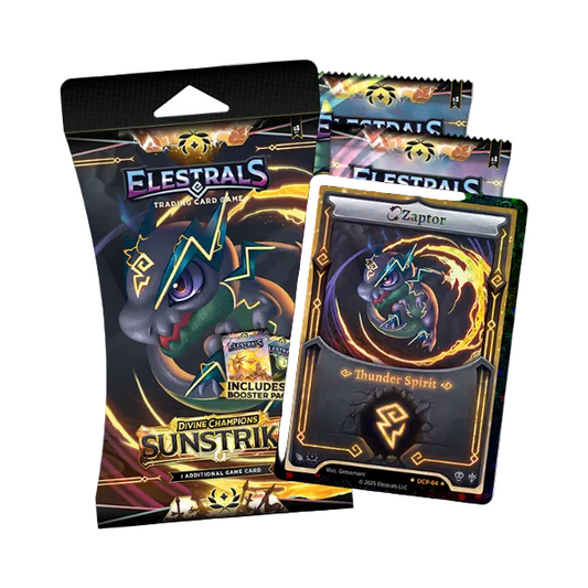 Elestrals TCG: Divine Champions - Sunstrike Stellar Zaptor Double Blister Pack