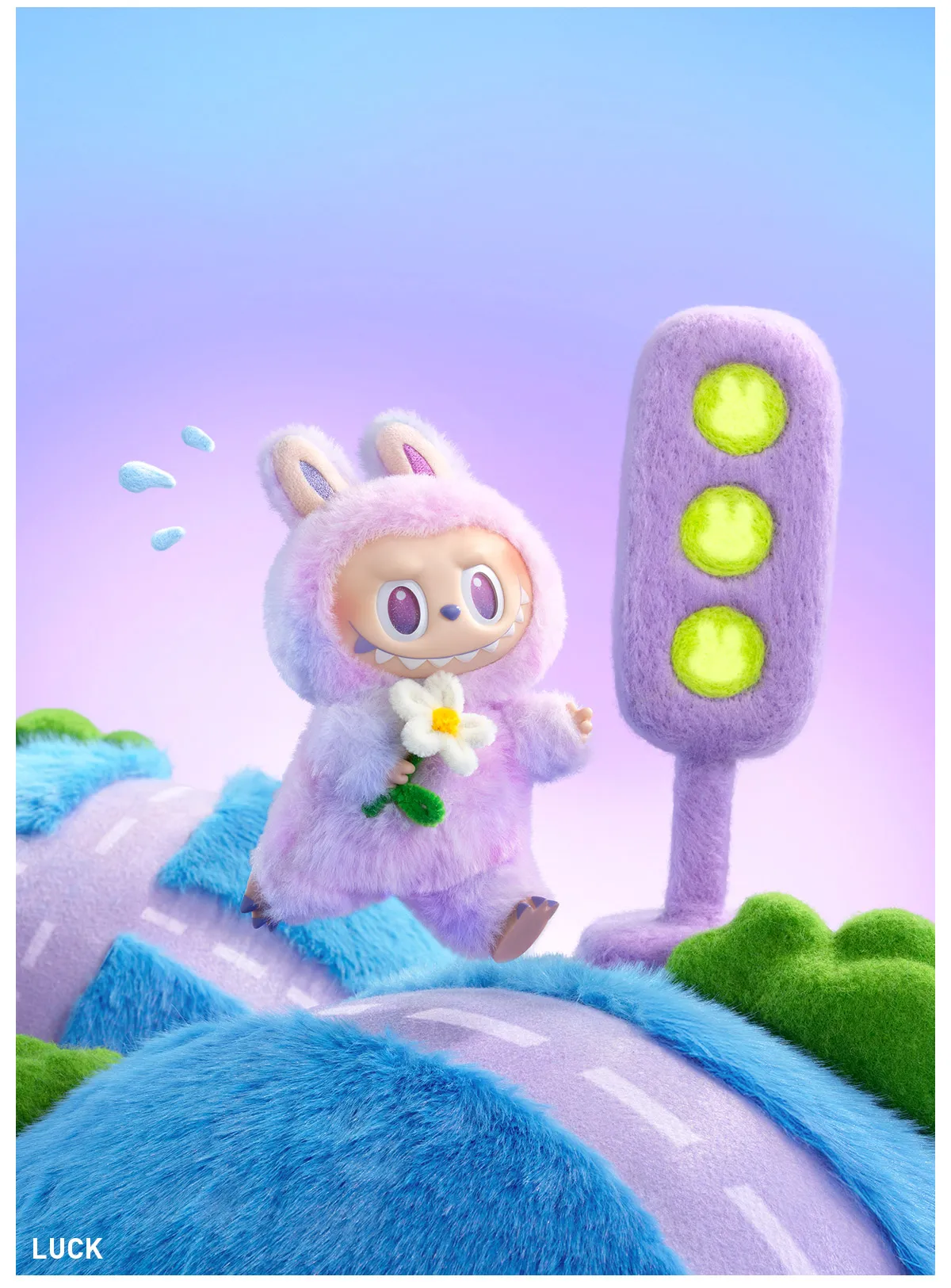 Labubu Big Into Energy - THE MONSTERS Vinyl Plush Pendant Blind Box