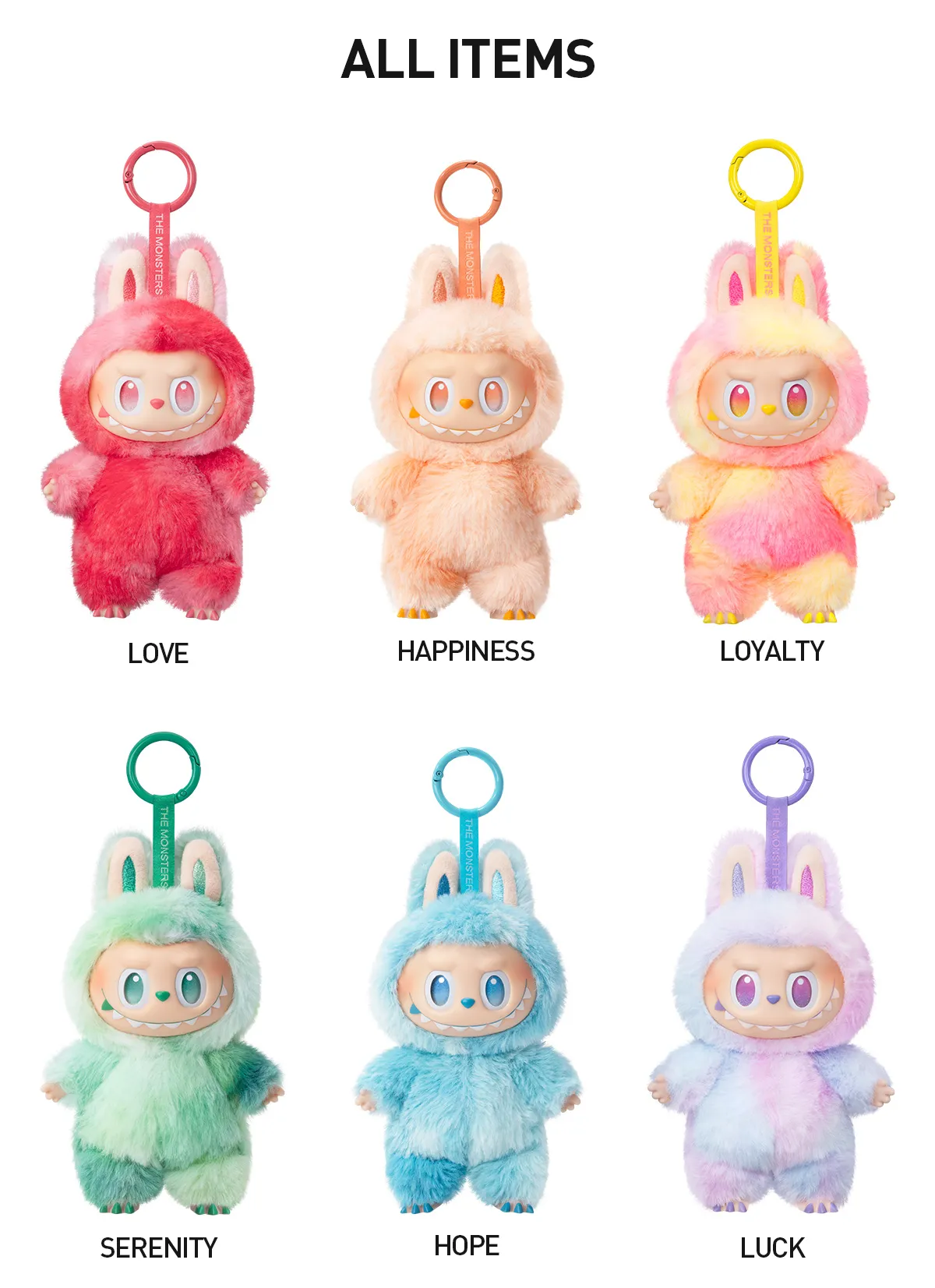 Labubu Big Into Energy - THE MONSTERS Vinyl Plush Pendant Blind Box