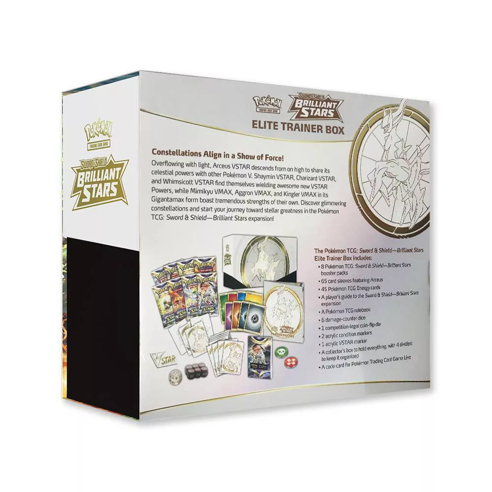 Brilliant Stars Elite Trainer Box SW&SH Pokémon TCG