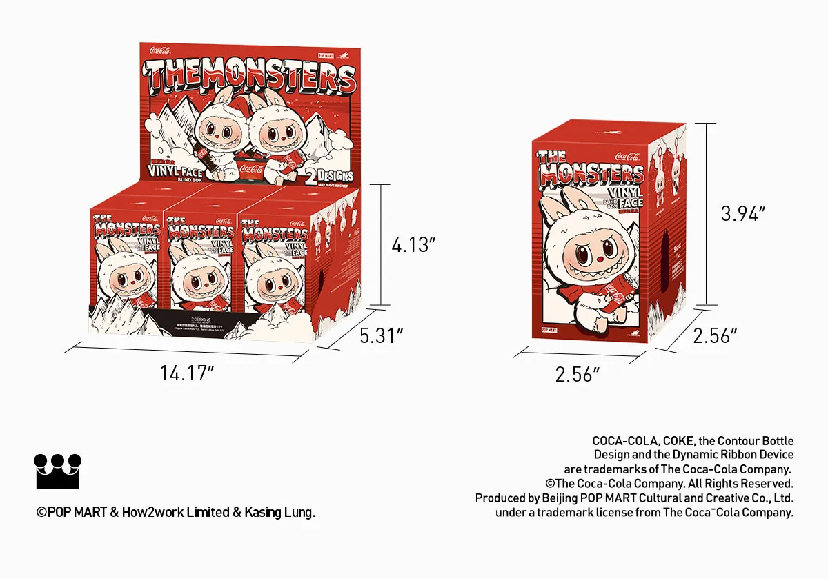 Labubu Coca-Cola Series - THE MONSTERS Vinyl Face Blind Box