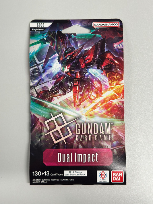 Gundam CG: Dual Impact (GD02) Sleeved Booster Pack