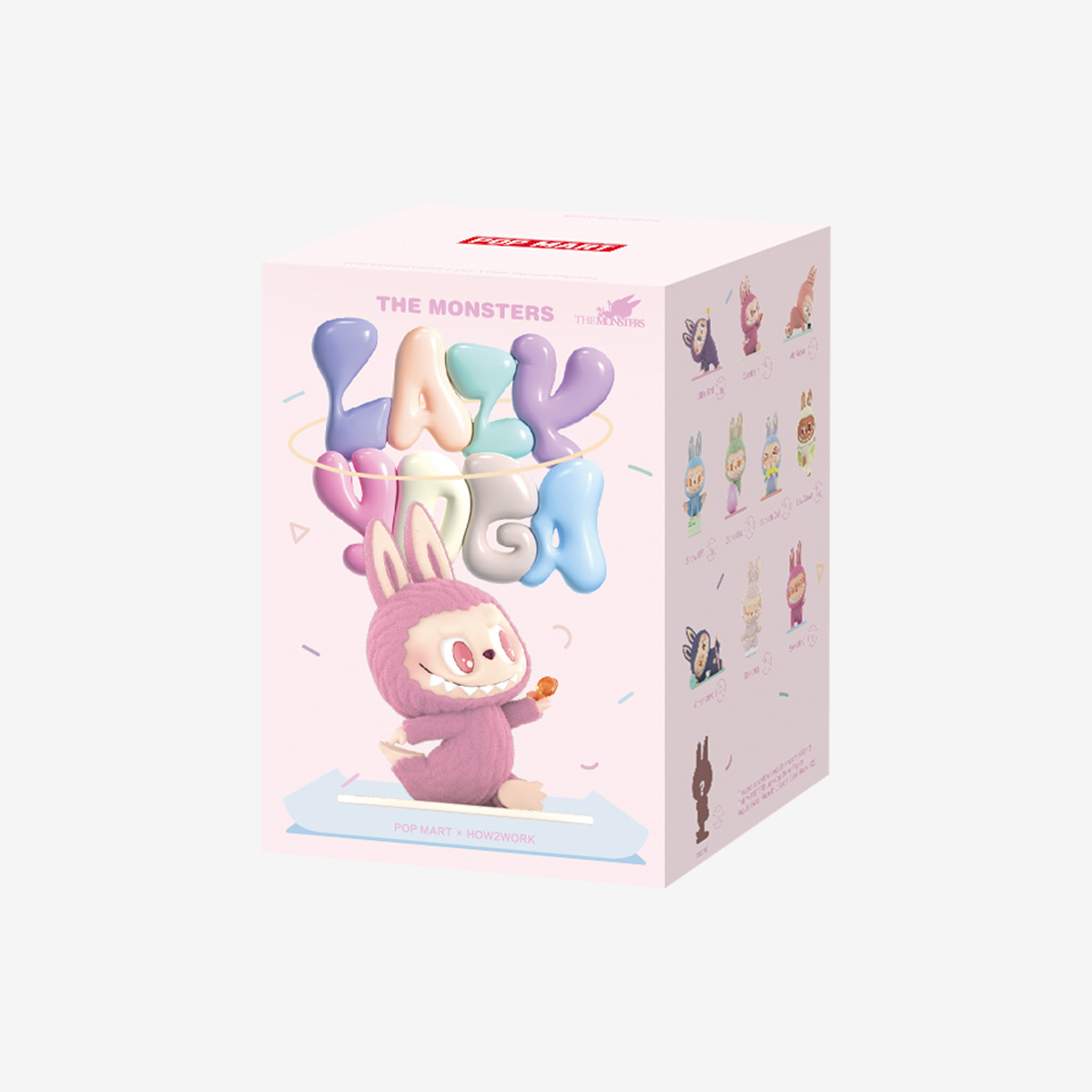 Labubu Lazy Yoga Series Figures - The Monsters from Pop Mart