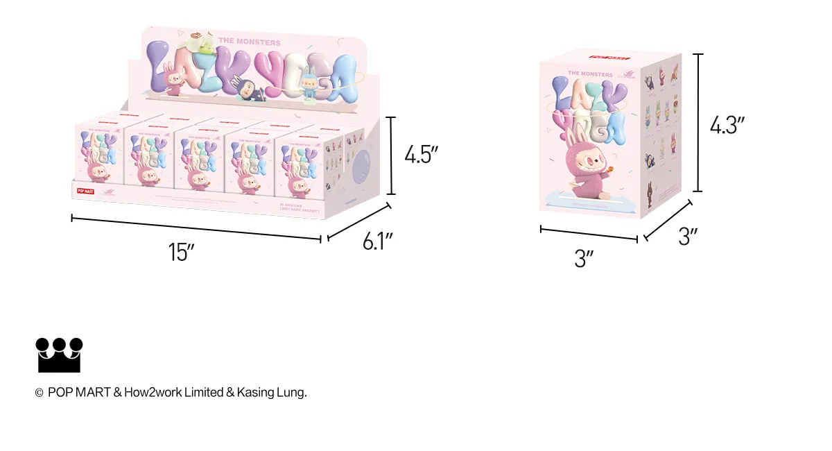 Labubu Lazy Yoga Series Figures - The Monsters from Pop Mart