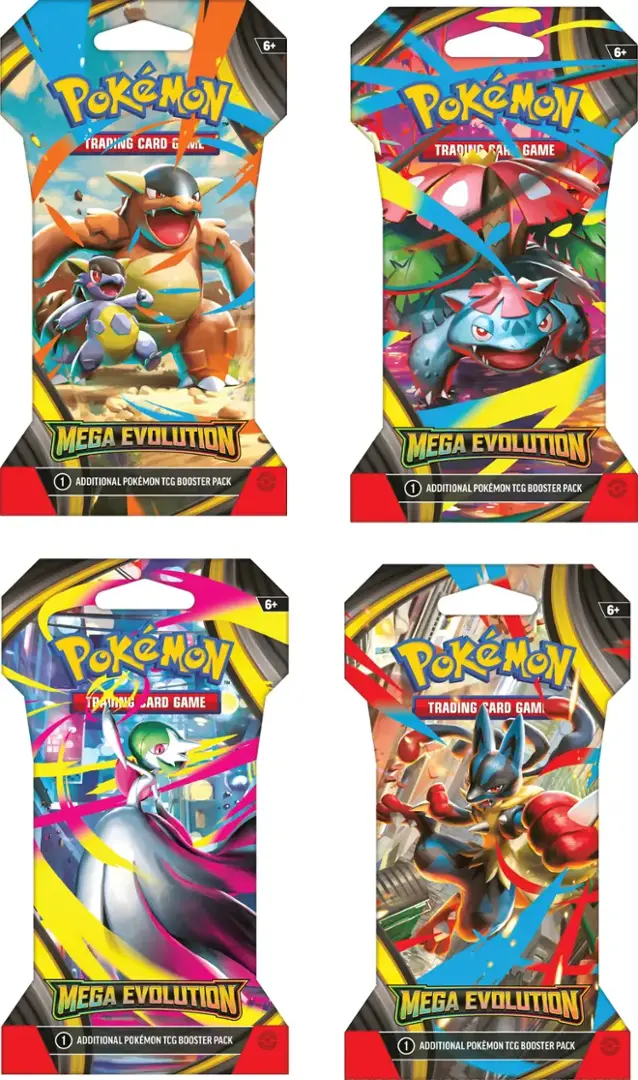 Mega Evolution Sleeved Booster Pack Pokémon TCG (LIMIT 8 PER CUSTOMER)