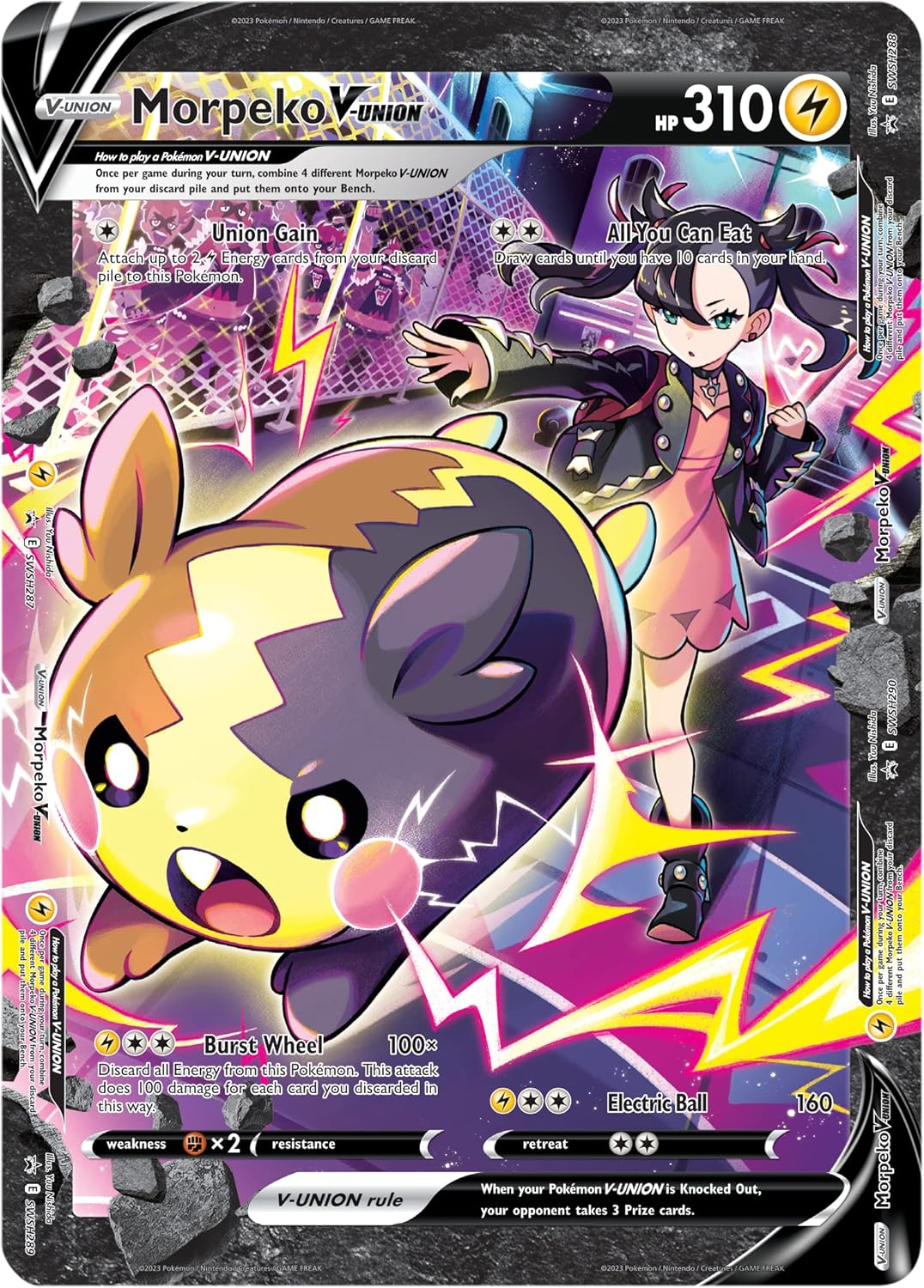Crown Zenith Premium Playmat Collection Morpeko V-Union Box Pokémon TCG