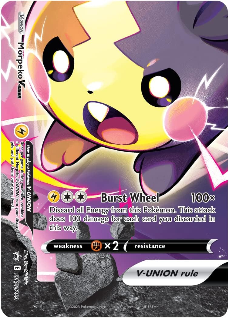 Crown Zenith Premium Playmat Collection Morpeko V-Union Box Pokémon TCG