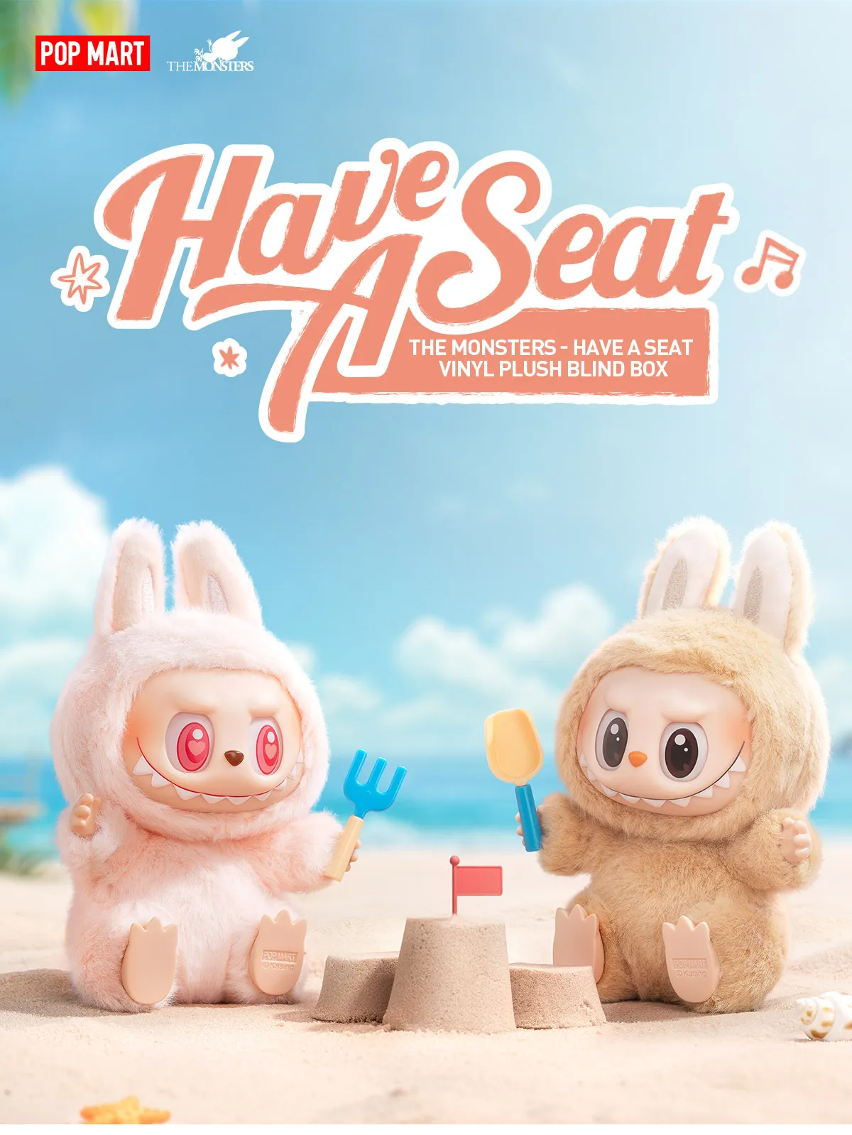 Labubu Have A Seat - THE MONSTERS Vinyl Plush Blind Box