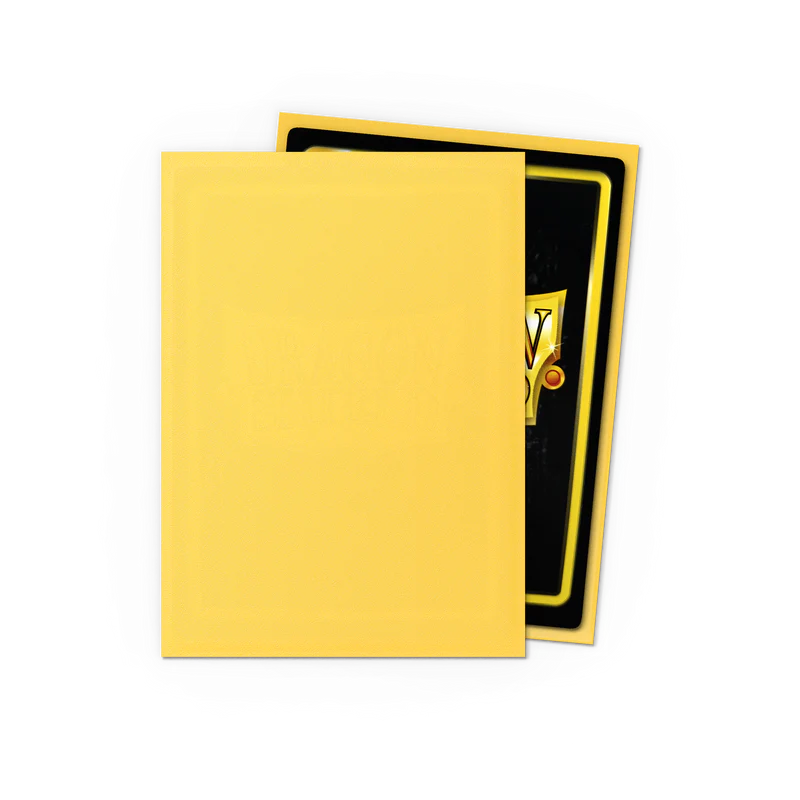 Dragon Shield Sleeves - Matte Yellow
