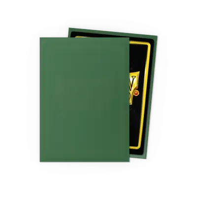 Dragon Shield Sleeves - Matte Forest Green