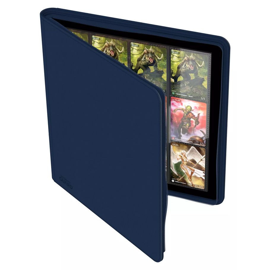 Ultimate Guard 12-Pocket QuadRow XenoSkin Zipfolio - Blue