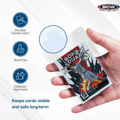 BCW Tabbed Card Sleeves 100-Pack