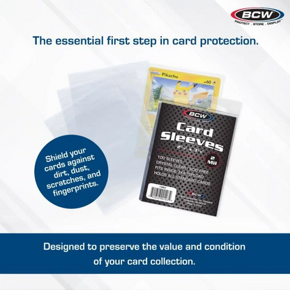 BCW Standard Card Sleeves 500-Pack
