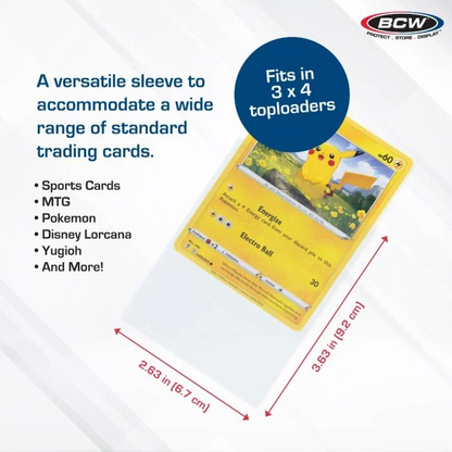 BCW Standard Card Sleeves 1,000-Pack