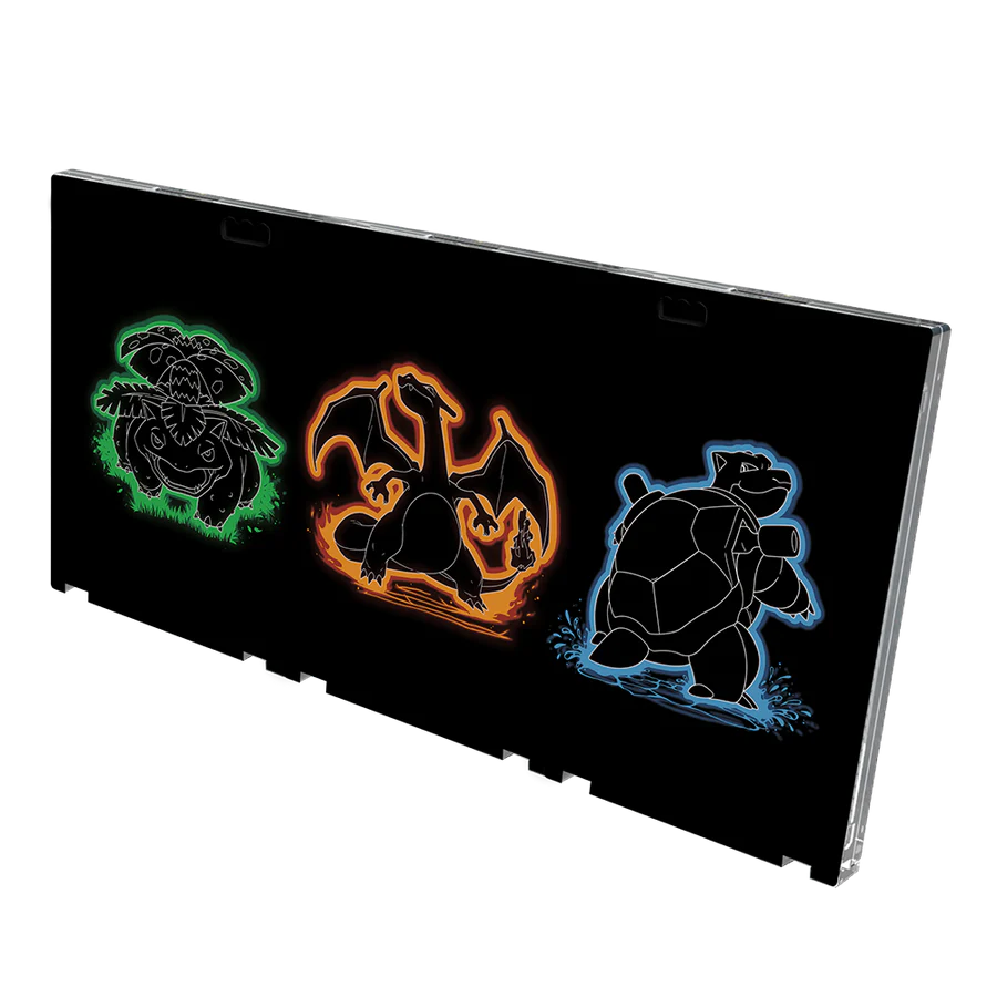 Ultra Pro Neon Kanto ONE-TOUCH EDGE™ 3-CARD Display for Pokémon