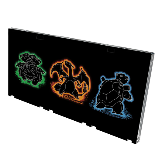 Ultra Pro Neon Kanto ONE-TOUCH EDGE™ 3-CARD Display for Pokémon