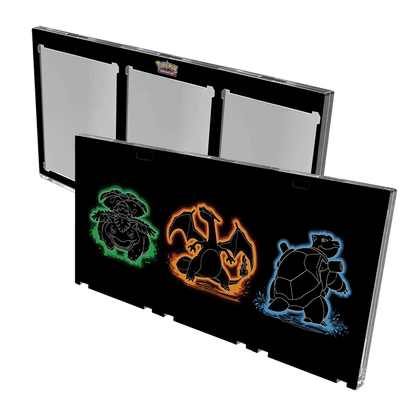 Ultra Pro Neon Kanto ONE-TOUCH EDGE™ 3-CARD Display for Pokémon