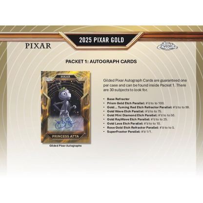 2025 Topps Pixar Gold Hobby Box