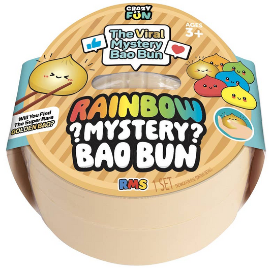 Rms® Crazy Fun™ Mystery Bao Bun - Rare Rainbow Chase *LIMIT 4 PER HOUSEHOLD*