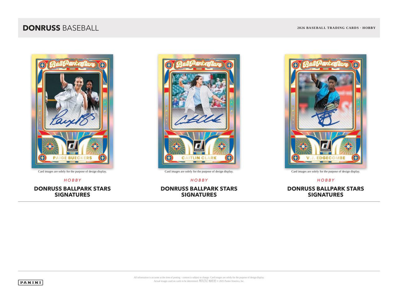 2026 Panini Donruss Baseball Hobby Box *LIMIT 1 PER HOUSEHOLD*