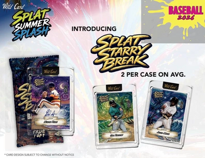 2026 Wild Card Splat Summer Splash Baseball Box