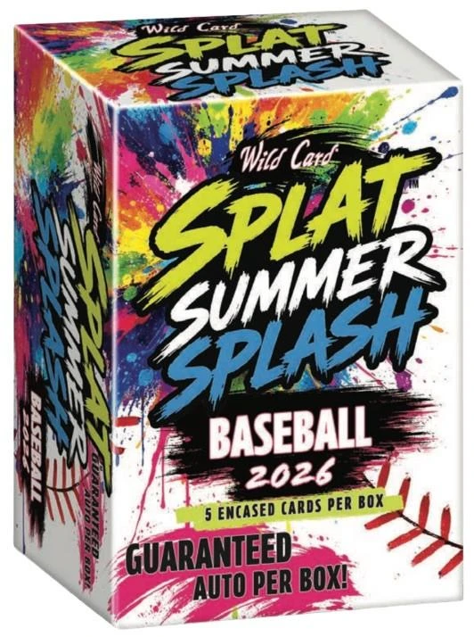 2026 Wild Card Splat Summer Splash Baseball Box