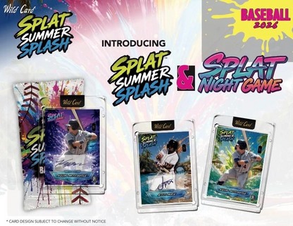 2026 Wild Card Splat Summer Splash Baseball Box
