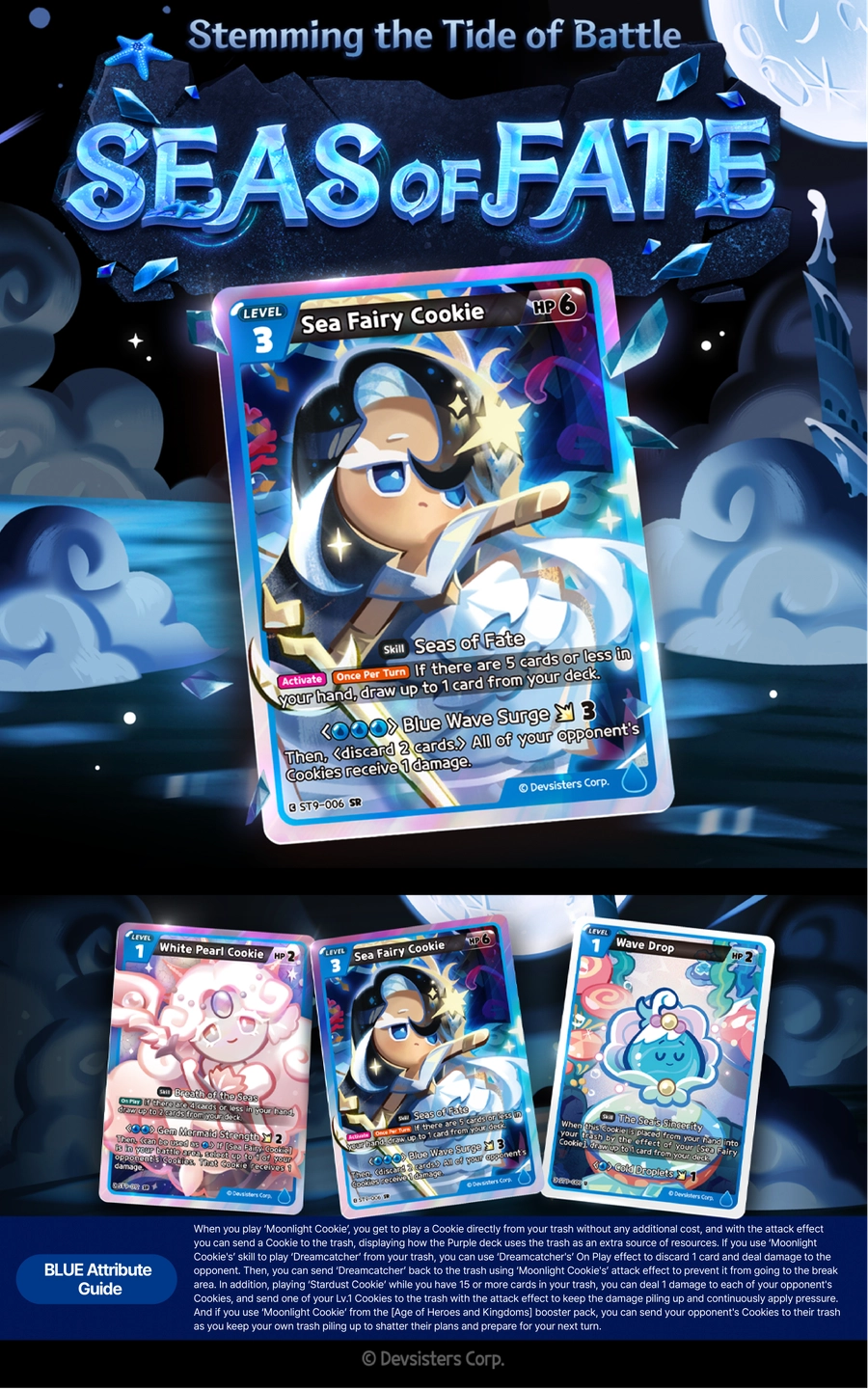 CookieRun Braverse TCG: Seas of Fate Starter Deck