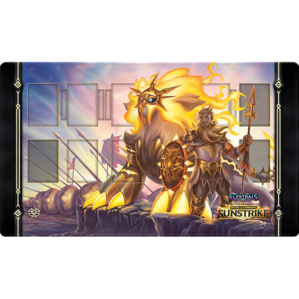 Elestrals: Sunstrike Playmat - Celestleo, Champion of Ares