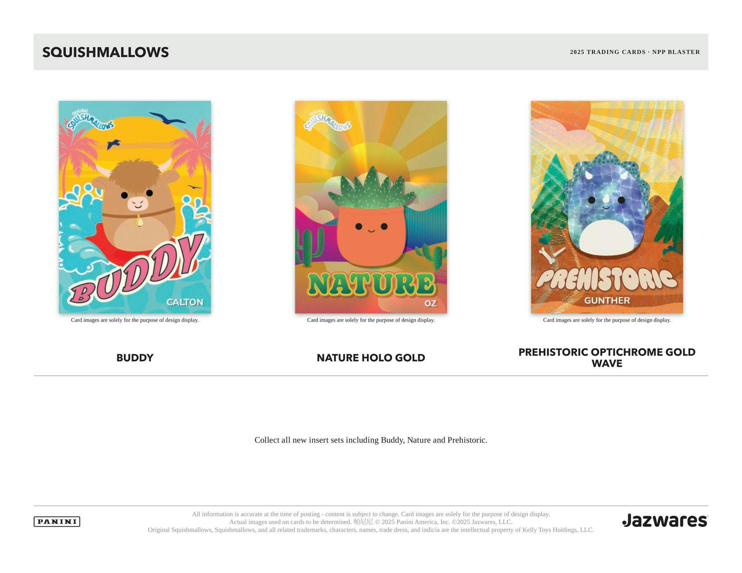 2025 Panini Squishmallows SERIES 2 Blaster Box