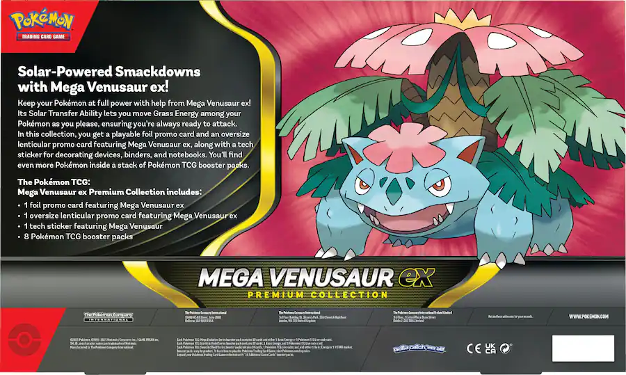 Mega Venusaur ex Premium Collection - Pokémon TCG (Limit 1)