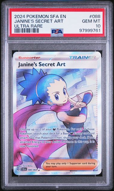 Janine's Secret Art 88/64 UR - Shrouded Fable - PSA 10