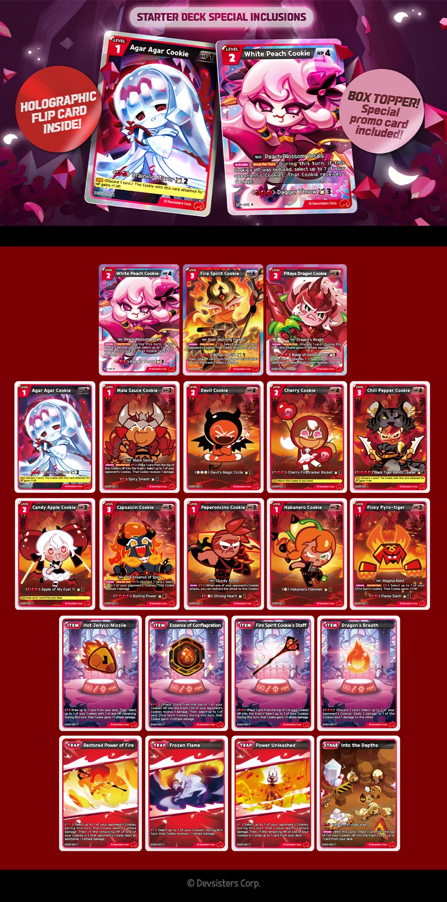 CookieRun Braverse TCG: Flames of Immortality Starter Deck