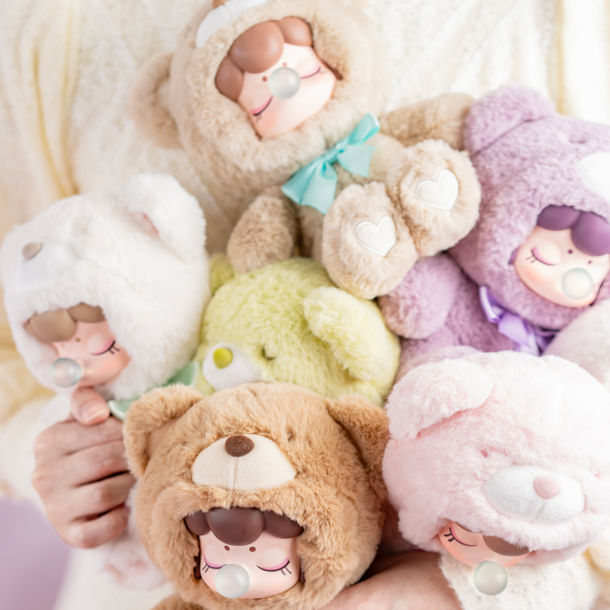 Rolife Surprise Plush Dolls - Nanci Colorful Chocolate Cutie Bears Blind Box