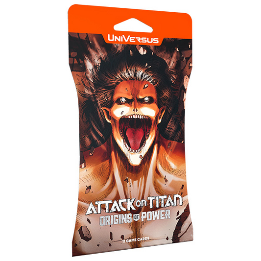UniVersus CCG: Attack on Titan Origins of Power Sleeved Booster Pack