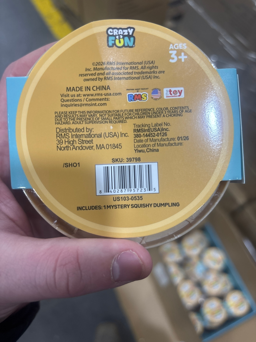 Rms® Crazy Fun™ Mystery Bao Bun - Rare Rainbow Chase *LIMIT 4 PER HOUSEHOLD*